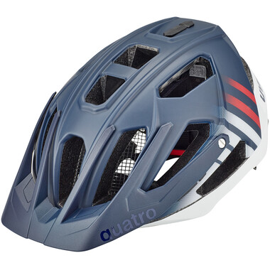 UVEX QUATRO MTB Helmet Blue/White 2023 0
